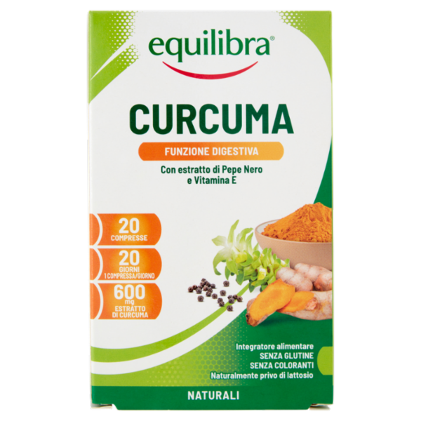 equilibra Curcuma Funzione Digestiva 20 Compresse 18,18 g