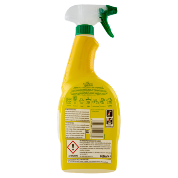 Cif Greenactive Crema Spray Limone 650 ml