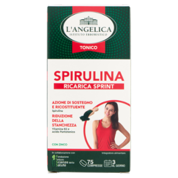 L'Angelica Tonico Spirulina Ricarica Sprint 75 Compresse 45 g