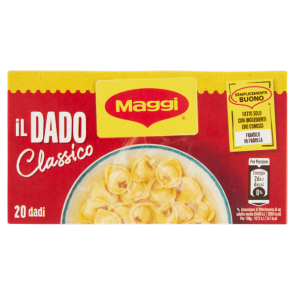 MAGGI Dado Classico preparato per brodo (20 dadi) 200 g