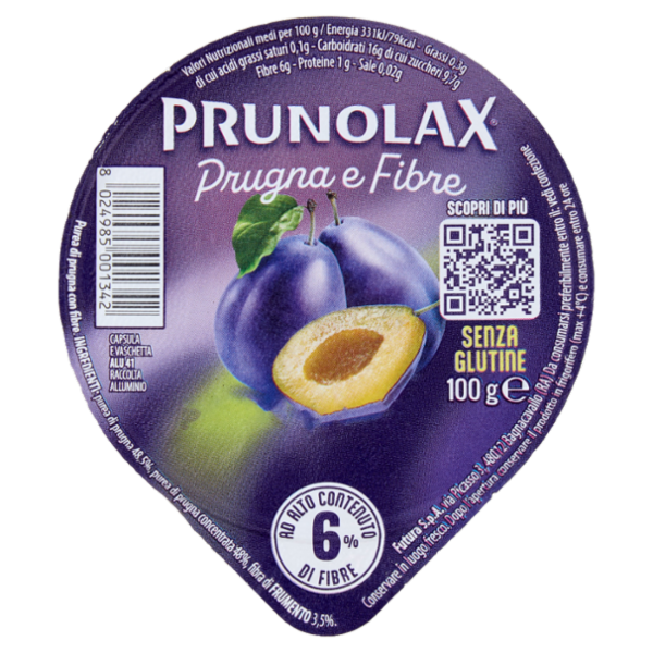 Prunolax Prugna e Fibre 100 g