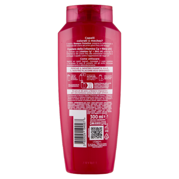 Elvive Color Vive Shampoo Protettivo, per Capelli Colorati o Meches, 300 ml