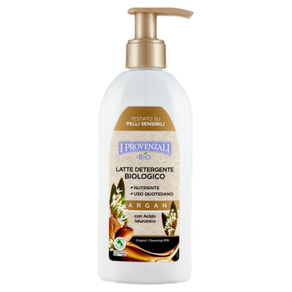I Provenzali Bio Latte Detergente Biologico Argan 200 ml