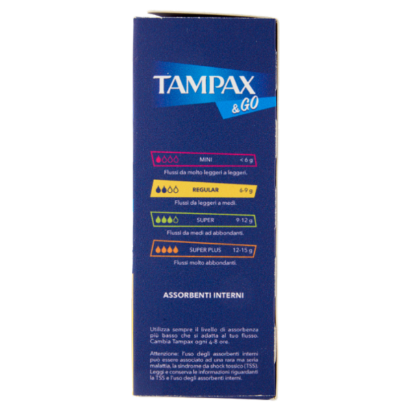 Tampax & Go Regular 18 pz