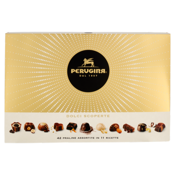 PERUGINA Dolci Scoperte Cioccolatini Assortiti Scatola Regalo 398g