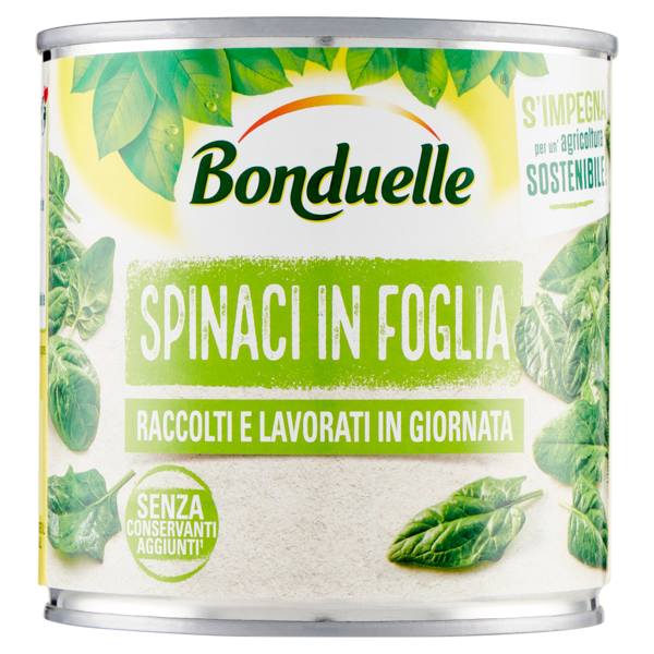 Bonduelle Cuore di raccolto Spinaci in foglia 380 g