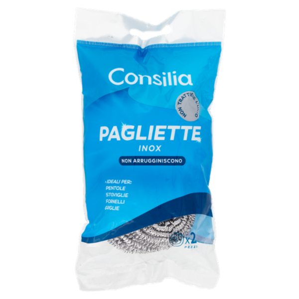 Consilia Pagliette in Acciaio Inox 2 pezzi