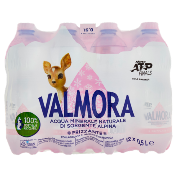 Valmora Sorgente Alpina Frizzante 12 x 0,5 L