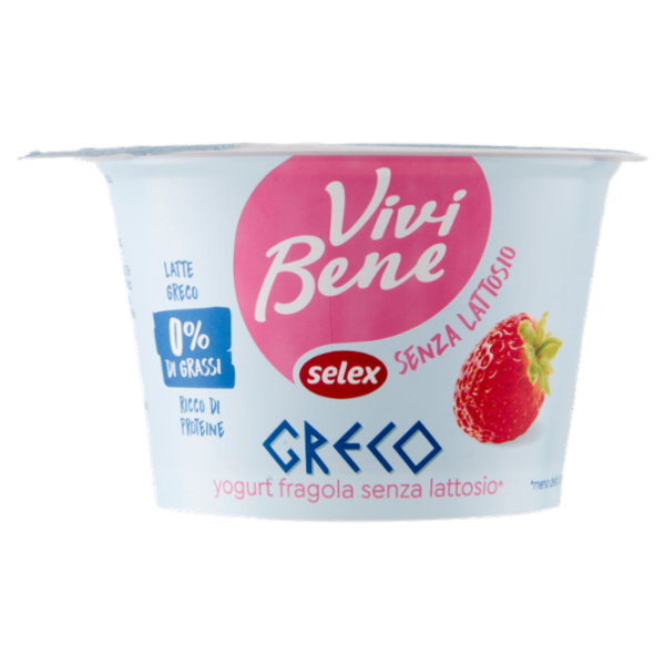 Selex Vivi Bene Yogurt Greco Frangola Senza Lattosio 150 g