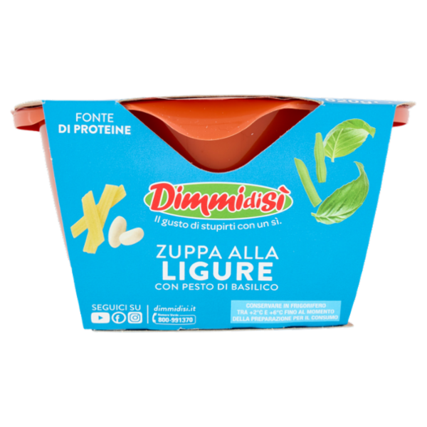 DimmidiSì Zuppa alla Ligure con Pesto di Basilico 620 g