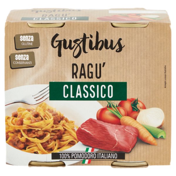 Gustibus Ragù Classico 2 x 180 g