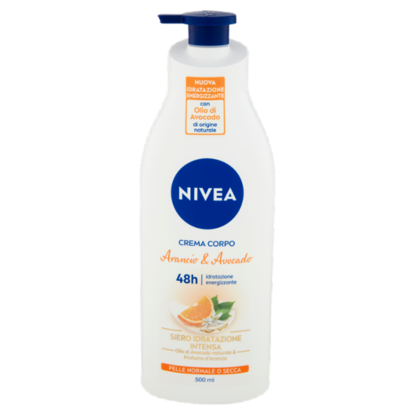 Nivea Crema Corpo Arancio & Avocado Pelle Normale o Secca 500 ml