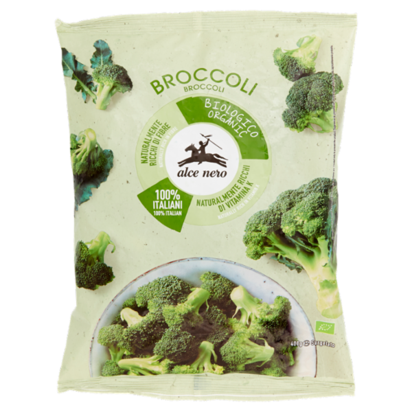 alce nero Broccoli Surgelati 400 g