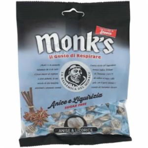 Monk Busta Caramelle Senza Zucchero Mini Anice & Liquirizia 50g