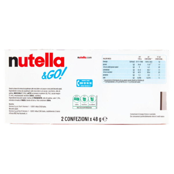 nutella & Go! 2 x 48 g