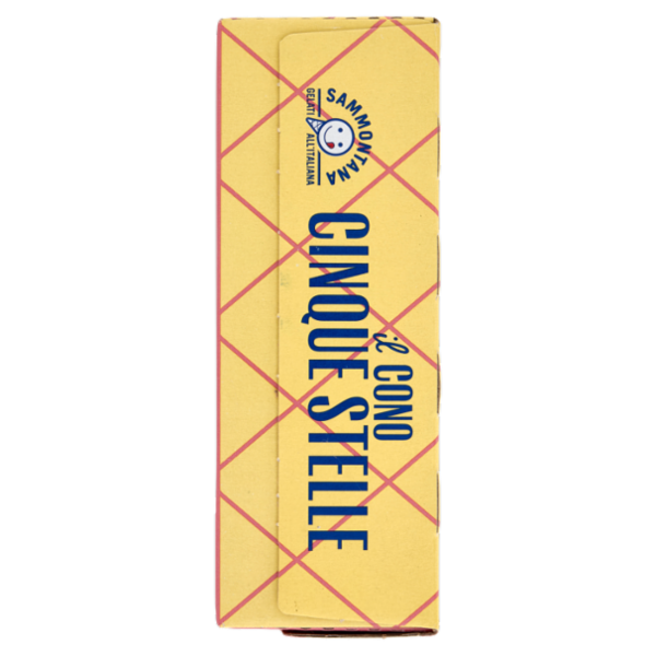 Sammontana il Cono Cinque Stelle Panna & Fragola, Crema & Limone 6 x 60 g