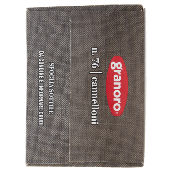 granoro n. 76 cannelloni di semola 250 g
