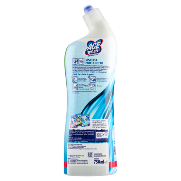 Ace Wc Gel Profumato Freschezza Mediterranea Multi-Getto 750 ml