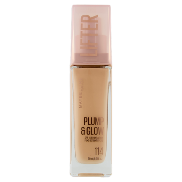 Maybelline New York Lifter Plump & Glow Fondotinta 114 30 ml