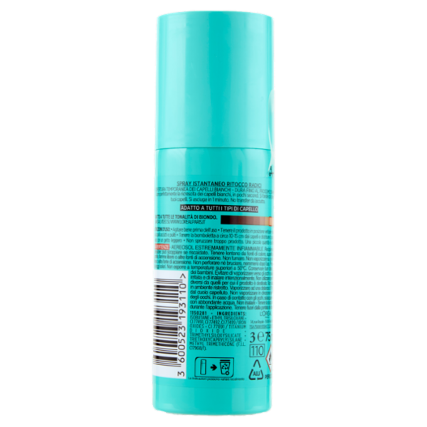 L'Oréal Paris Ritocco Perfetto Spray Istantaneo Ritocco Radici, i Biondi, 75 ml
