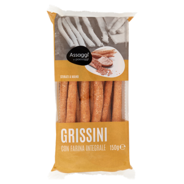 Assaggi e paesaggi Grissini con Farina Integrale 150 g