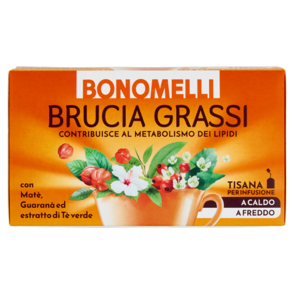 Bonomelli Brucia Grassi Tisana per Infusione 16 Filtri 32 g
