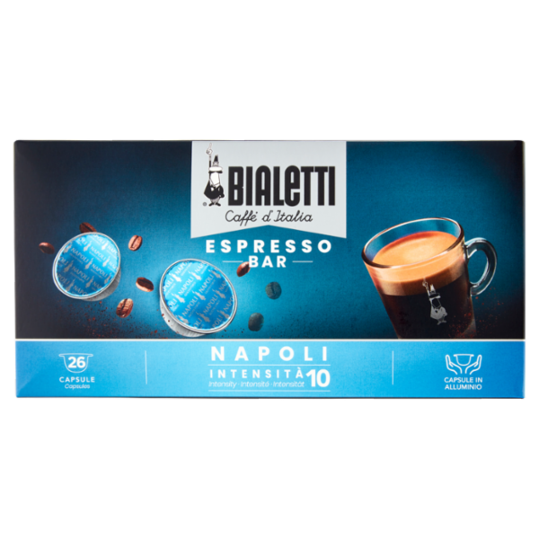 Bialetti Caffè d'Italia Espresso Bar Napoli 26 Capsule 182 g
