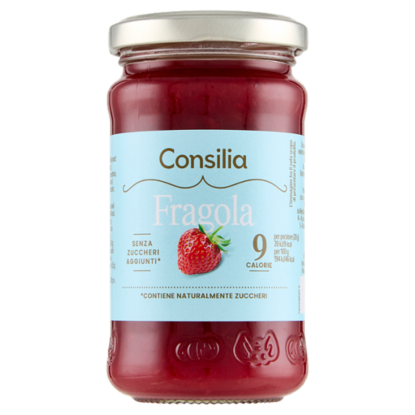 Consilia Preparazione di Fragola senza Zuccheri Aggiunti 220 g
