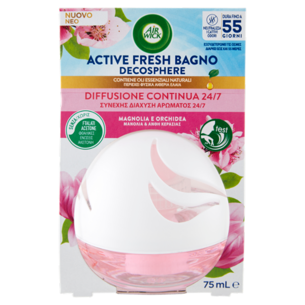 Air Wick Active Fresh Bagno Magnolia e Orchidea 75 mL
