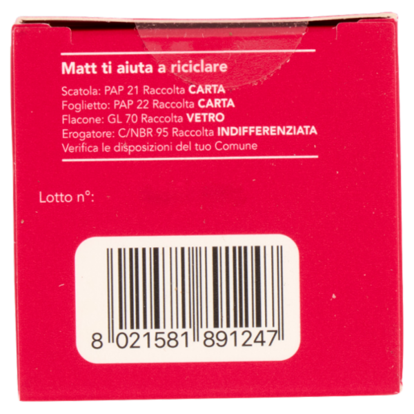 Matt Age Activ Intensive Lifting Siero Viso e Collo Siero di Vipera 3 Alpha Plus 30 ml