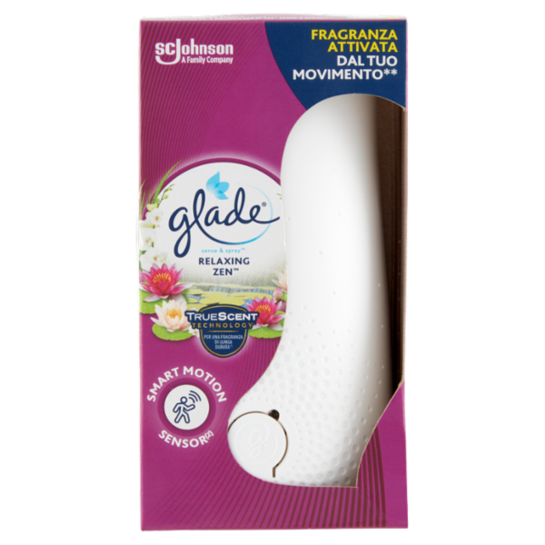 Glade Sense&Spray, Profumatore per Ambienti, Fragranza Relaxing Zen 18ml