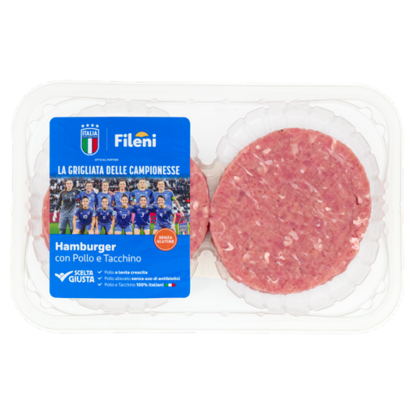 Fileni Hamburger con Pollo e Tacchino 0,200 kg