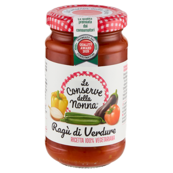 Le Conserve della Nonna Ragù di Verdure 190 g