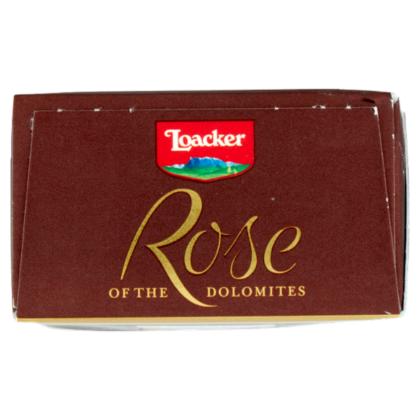 Loacker Rose of the Dolomites Dark Noir Praline di cioccolato fondente con crema alla nocciola 50g