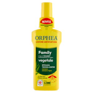 Orphea Lozione Antipuntura Family Vegetale 100 Ml