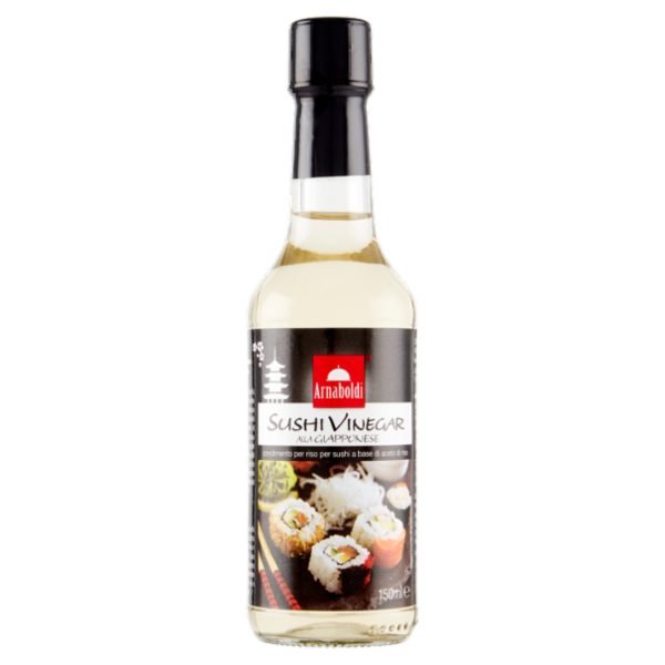 Arnaboldi Sushi Vinegar alla Giapponese condimento per riso per sushi a base di aceto di riso 150ml