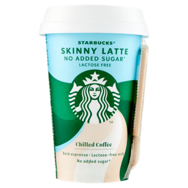 Starbucks Skinny Latte No Added Sugar* 220 ml