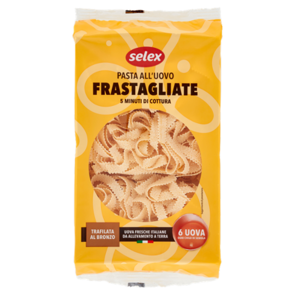 Selex Pasta all'Uovo Frastagliate 250 g