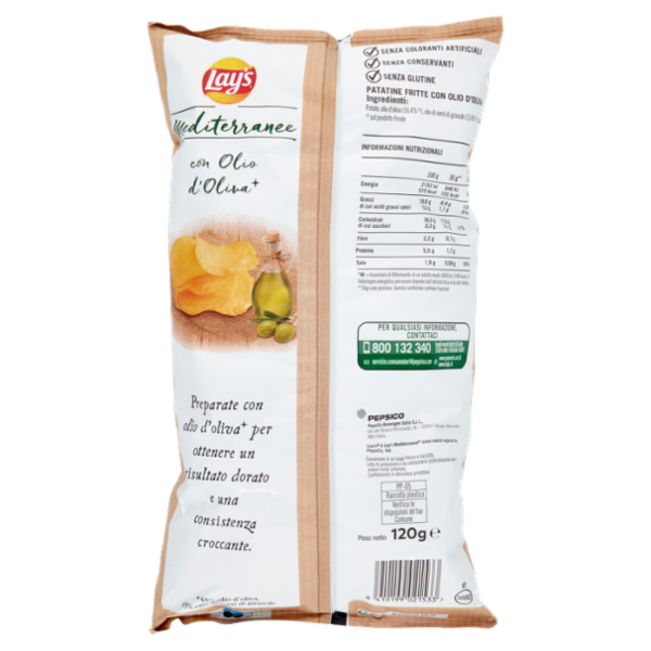 Lay's Mediterranee Classiche 120 g