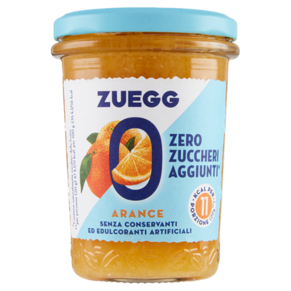 Zuegg Zero Zuccheri Aggiunti* Arance 220 g
