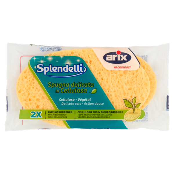 arix Splendelli Spugna delicata in Cellulosa 2 pz