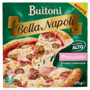 Buitoni Bella Napoli Prosciutto & Funghi Pizza Surgelata 375 g