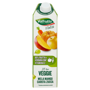 Valfrutta Vitalità Il Tuo Veggie Mela Mango Carota Zucca Senza Zuccheri Aggiunti* 1000 Ml