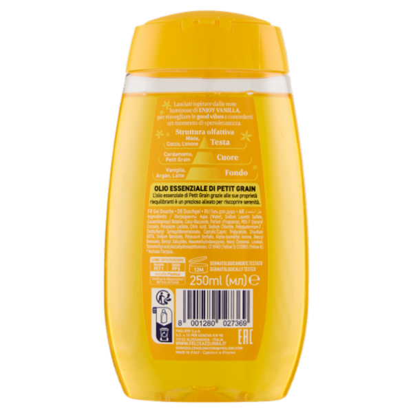 Felce Azzurra My Mood enjoy Vanilla Shower Gel 250 ml