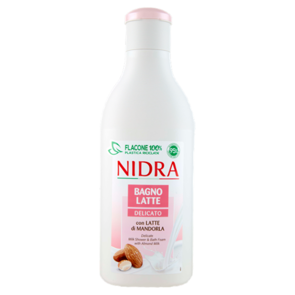 Nidra Bagno Latte Delicato con Latte di Mandorla 750 mL