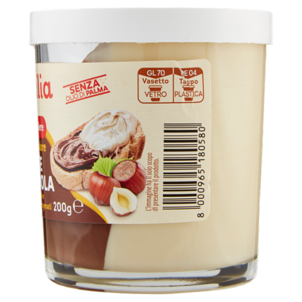 Consilia Crema Spalmabile Bigusto alle Nocciole, Latte e Cacao 200 g