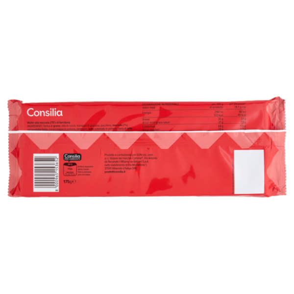 Consilia Wafer alla Nocciola 175 g