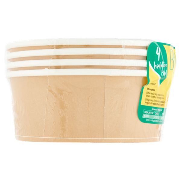 Biò in Carta Insalatiere 750 ml 4 pz