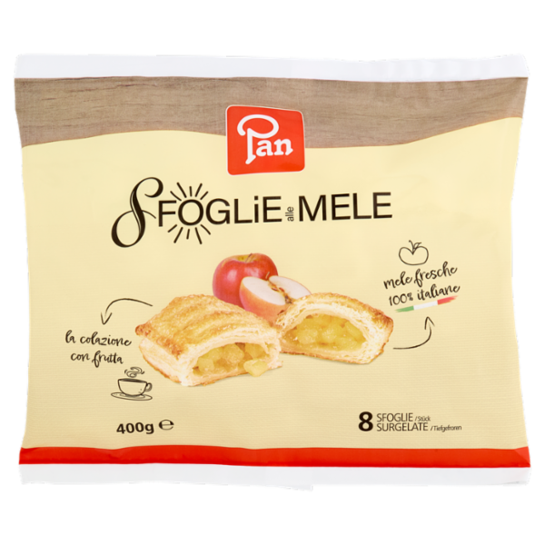 Pan Sfoglie alle Mele Surgelate 8 Sfoglie 400 g
