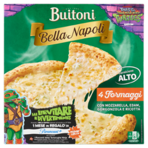 Buitoni Bella Napoli 4 Formaggi Pizza Surgelata 345 g